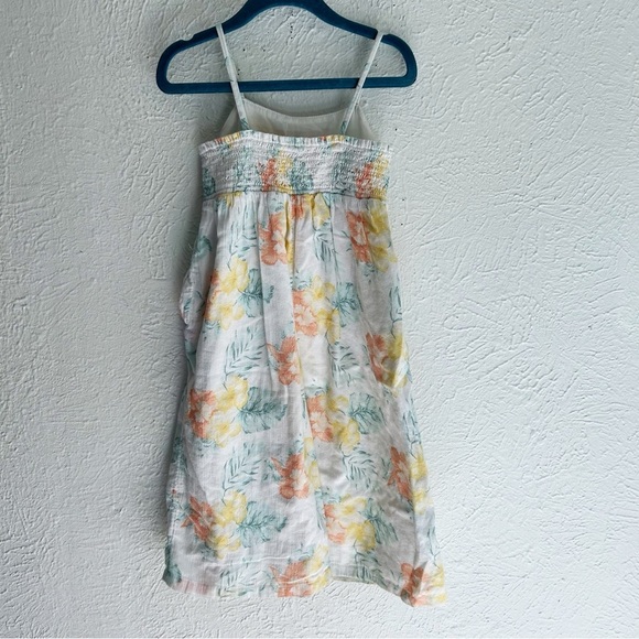 Janie and Jack Hibiscus Wide Leg Jumpsuit White Sz 2T - Picture 4 of 6